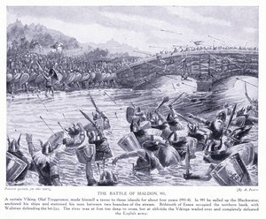La batalla de Malden AD991, años 1920